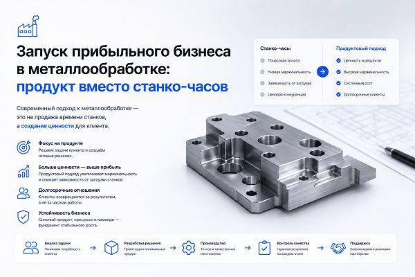 Прибыльная металлообработка: стратегия запуска и масштабирования производственного бизнеса