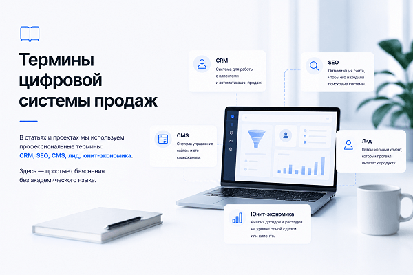 Термины цифровой системы продаж