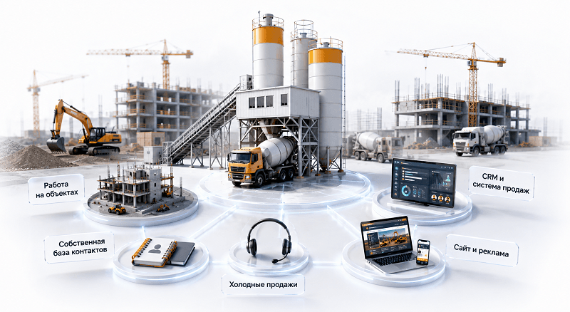 Где бетонному заводу искать клиентов